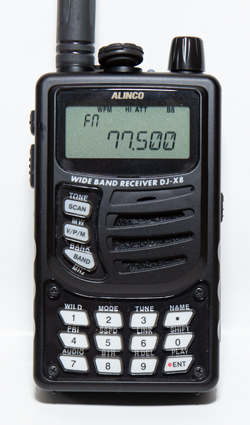 □ アルインコ ワイドバンド コミユニケーション レシーバー DJ-X8