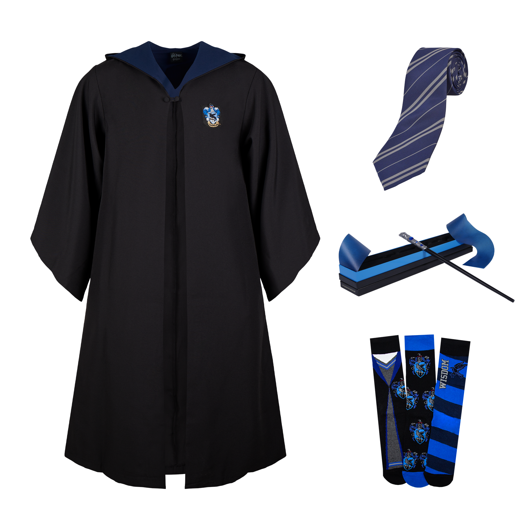 レイブンクロー ハリーポッター 公式 ローブ ネクタイ マフラー M