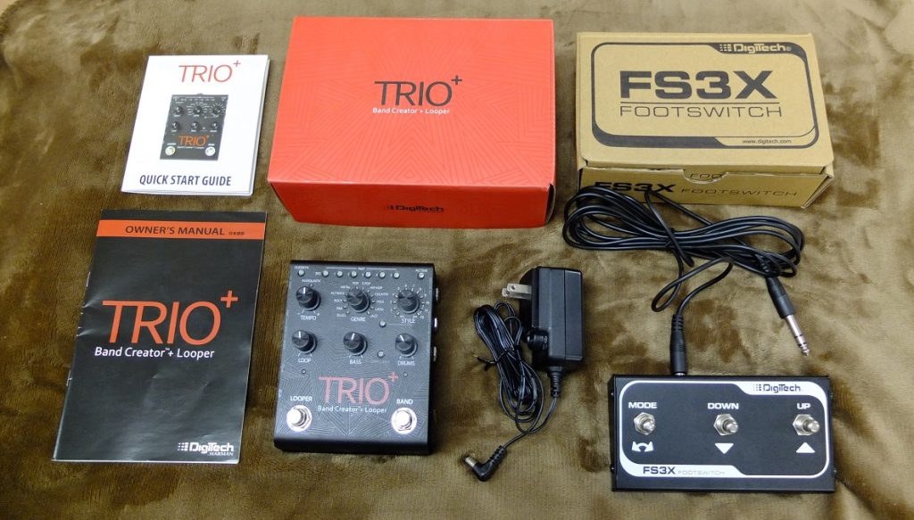 TRIO Band Creator + FS3X 中古品 Digitech Trio+ Band Creator +