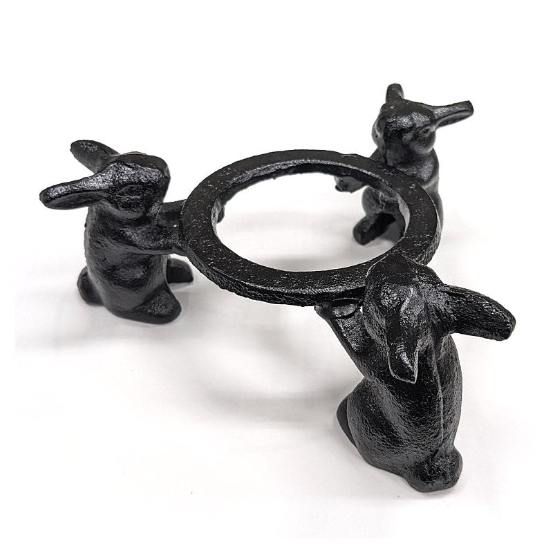 うさぎ五徳（鋳物） – 【火鉢専門通販ショップ】火鉢.shop 増田屋