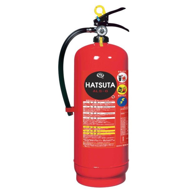 2024年製】ハツタ蓄圧式中性強化液消火器6型（ステンレス製） NLSE-6S