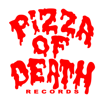 pizza of death バクプリ入り ピザロゴ スウェット ZIP パーカー 黒M