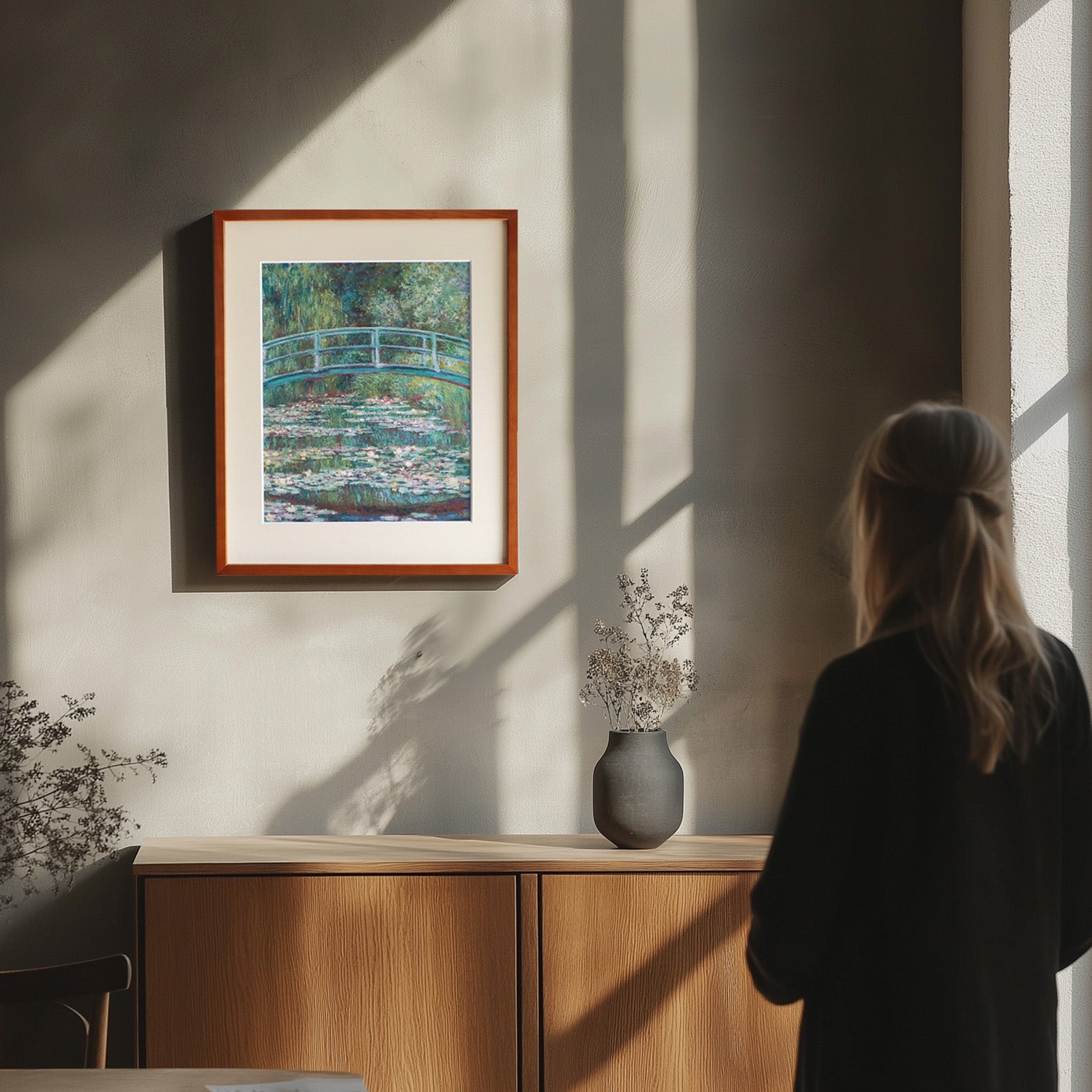 クロード・モネ 「睡蓮の池にかかる橋 1899年」アートポスター