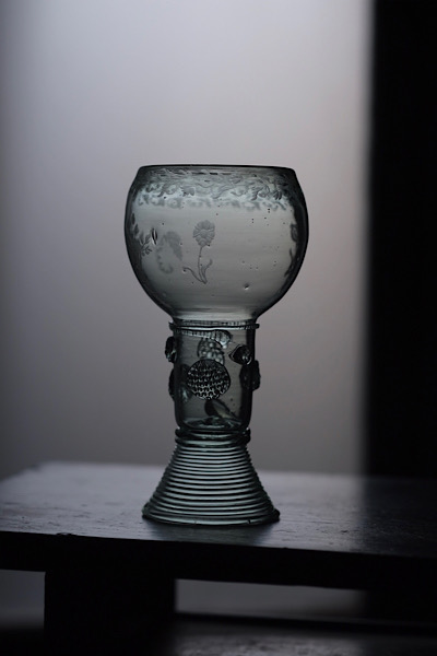 レーマー杯 ヴァルトグラス】 ドイツ森林ガラス 民藝硝子 レーマー杯