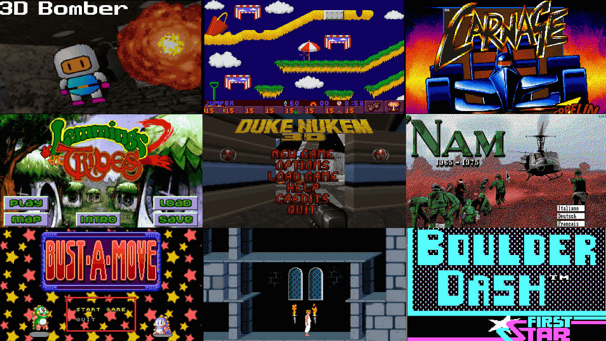 MS-DOS masterpiece game of 2400 titles available for free - GIGAZINE