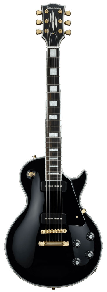 ギター Edwards LP-98LTC BLK LesPaul Custom ギター Edwards LP-98LTC
