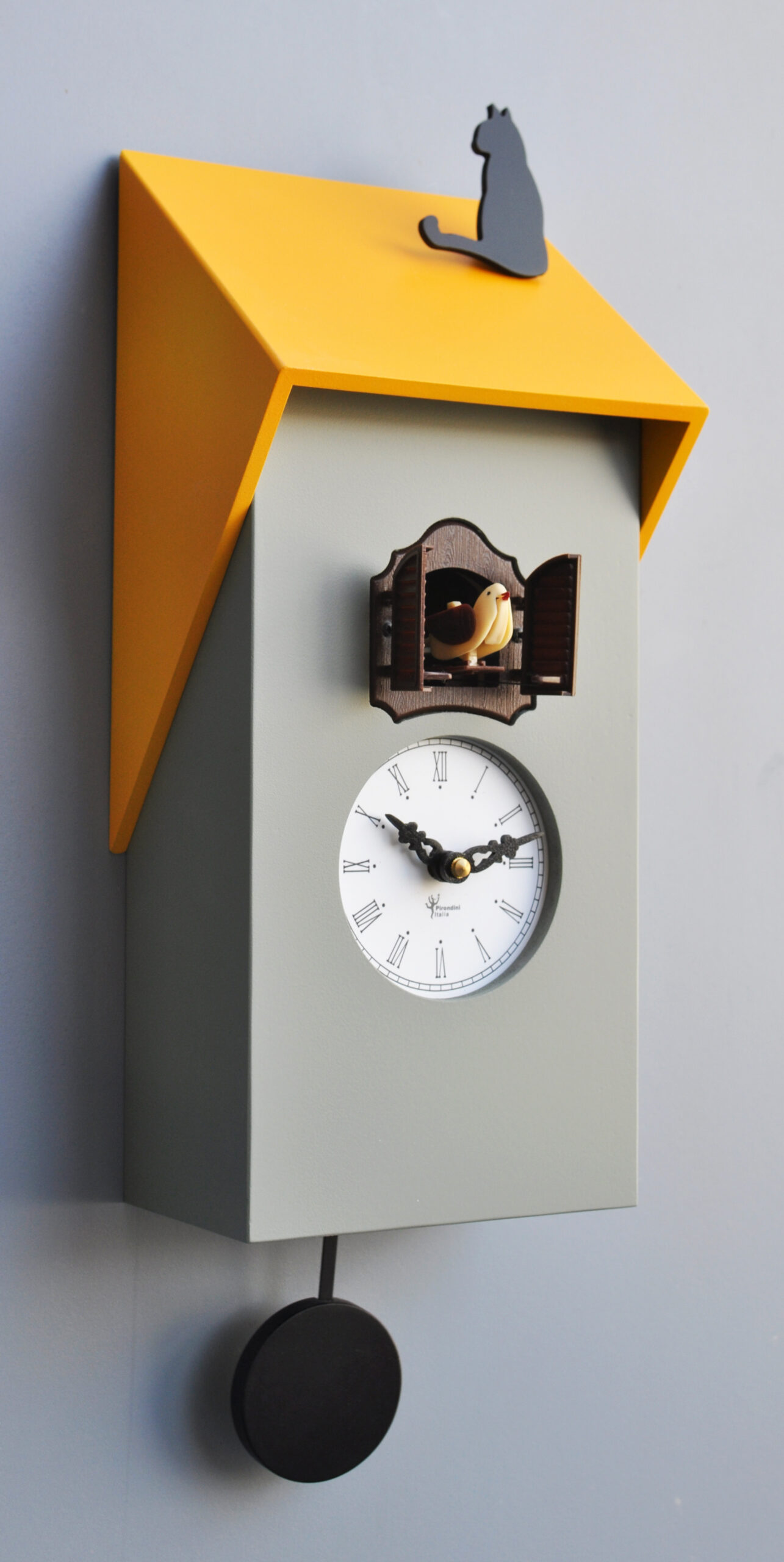 Pirondini ITALIA】ピロンディーニ Cucù Vicenza ハト時計ヴィチェンツァ猫