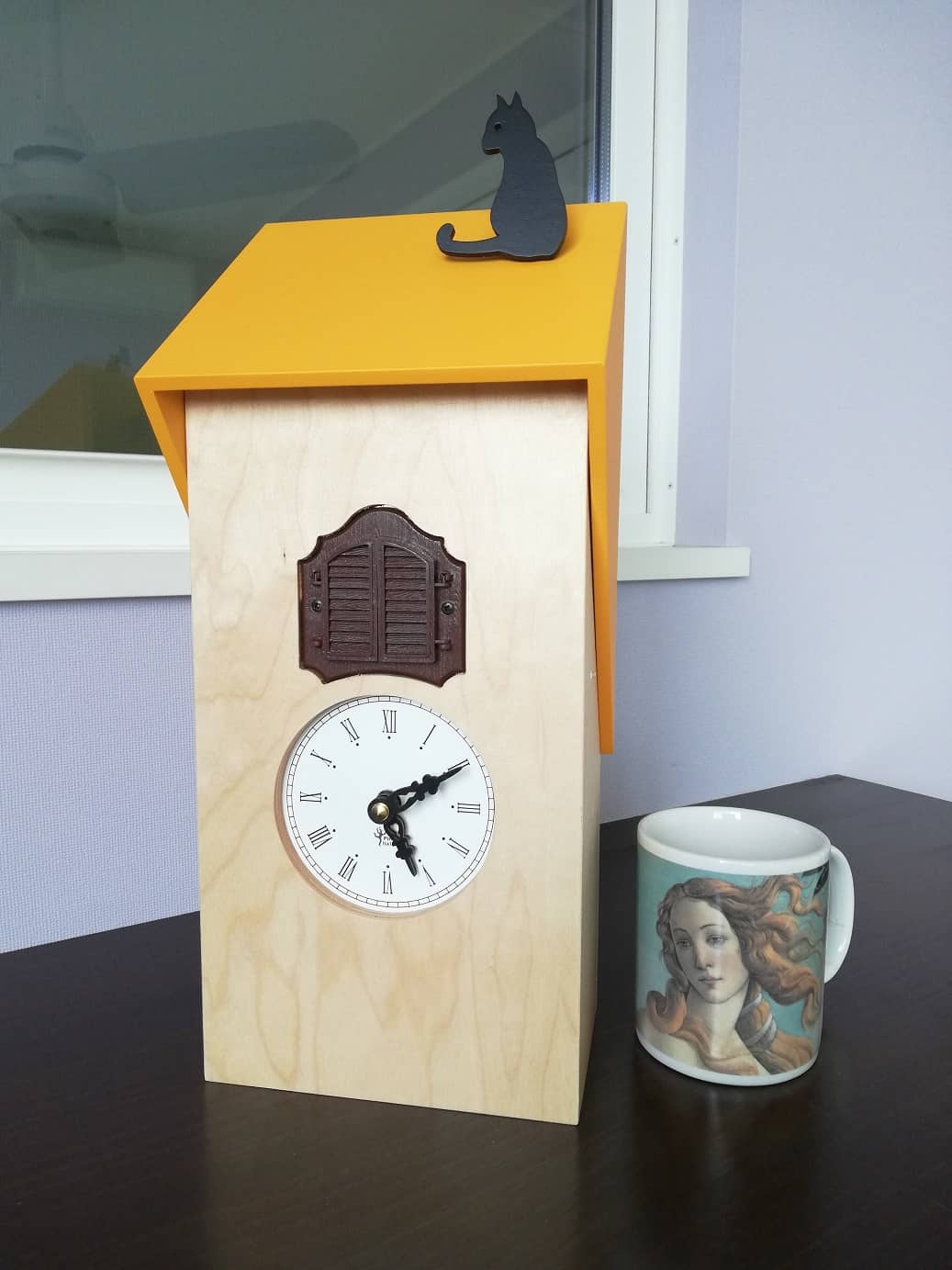 Pirondini ITALIA】ピロンディーニ Cucù Vicenza ハト時計ヴィチェンツァ猫