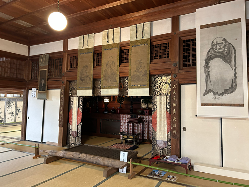 良)真作/東福寺派管長/井山宝福寺/岡田熙道/布袋屋掛軸HK-134 良)真作