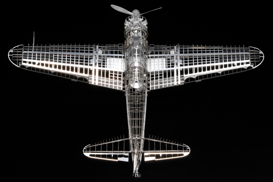 零戦模型 インクス 1/32 desktop ZERO