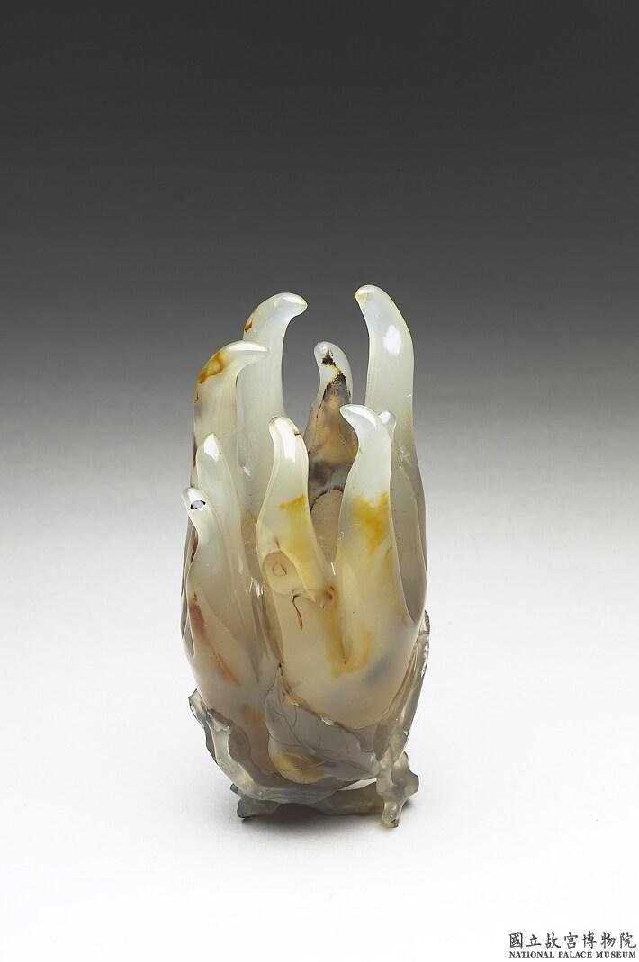 乾隆款瑪瑙佛手花插-數位典藏與學習聯合目錄