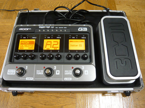 ZOOM G3 FP02M ペダル マルチエフェクター ZOOM G3 FP02M ペダル