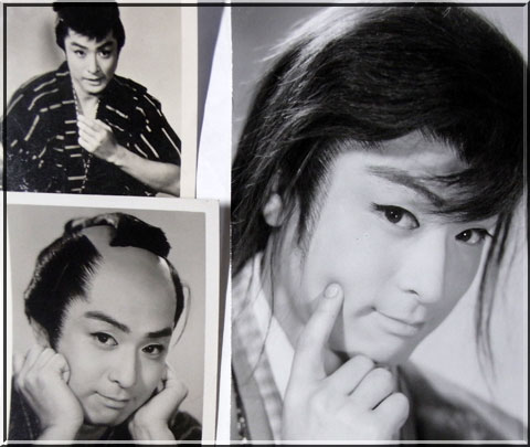 大川橋蔵プロマイド 140枚 ブロマイド）大川橋蔵集 袋付6枚 -ジュニア