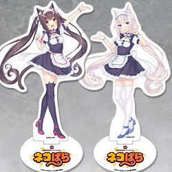 ネコぱら アクリルスタンドセット ショコラ＆バニラ