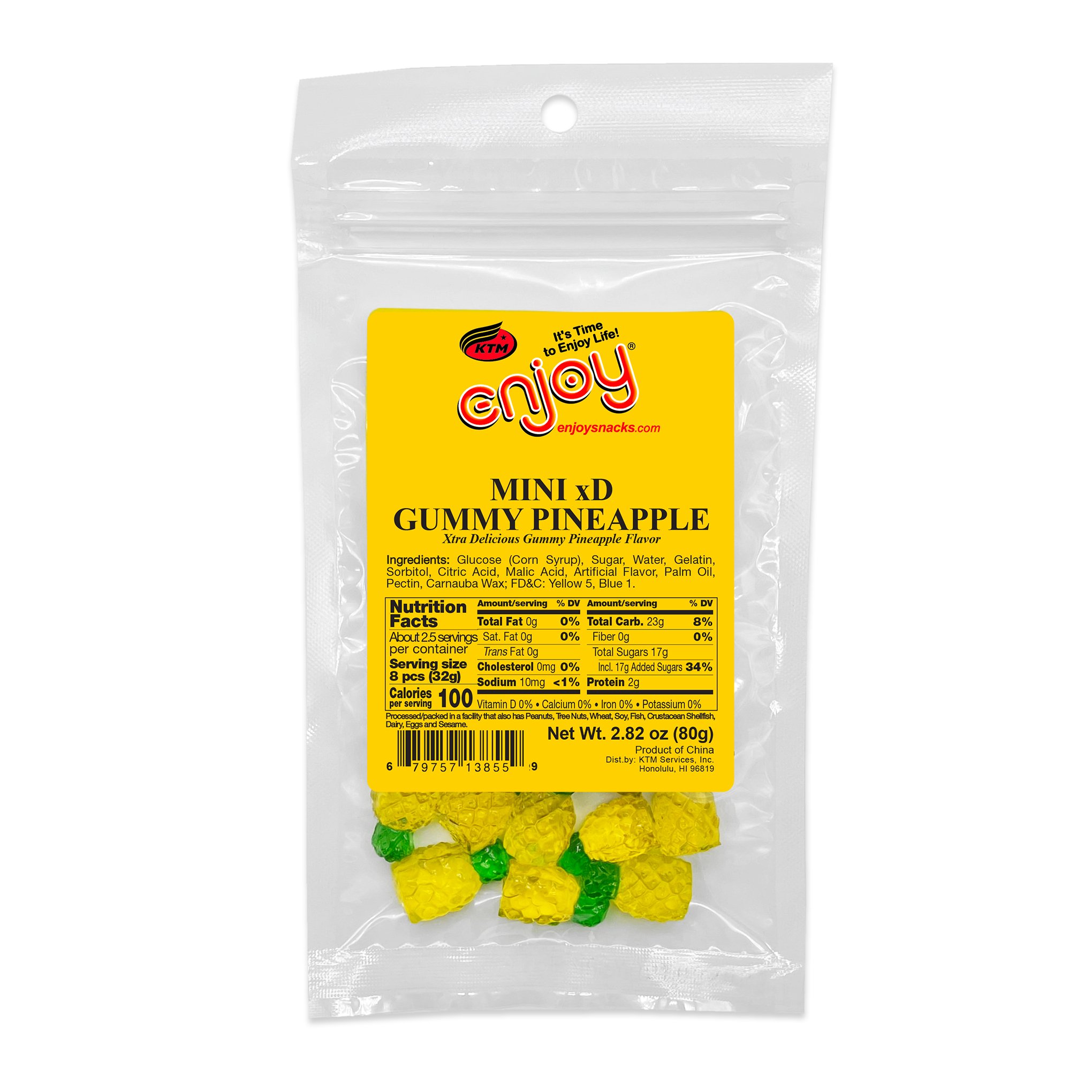 xD Pineapple Gummy | Enjoy Snacks