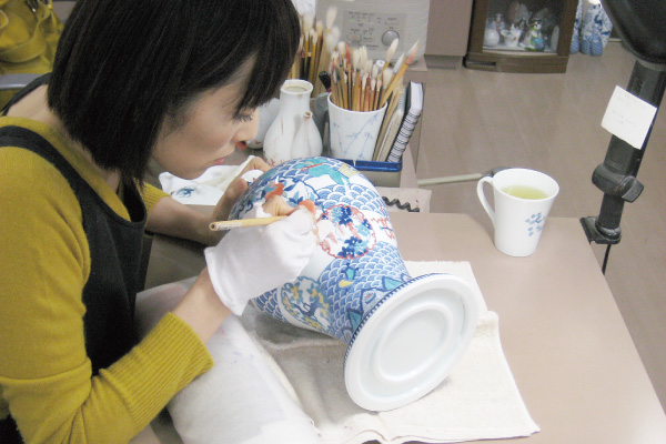 献上伊万里焼 玉露茶碗と湯冷まし 献上伊万里焼 玉露茶碗と湯冷まし