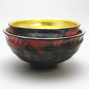 T822 嶋台茶碗 『金銀一双』『宗楽 造』 共箱 茶道具 - メルカリ