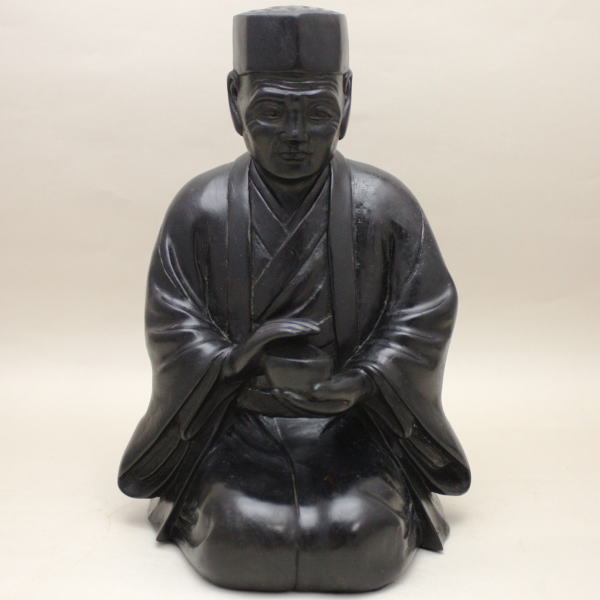 千利休 座像 白石正義 置物