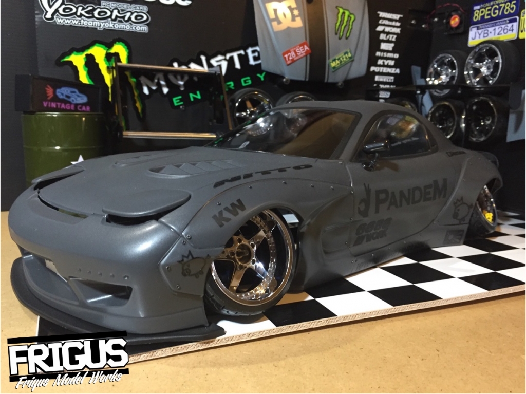 アディクション ロケットバニーRX7 ドリラジボディ RX-7 Rocket Bunny