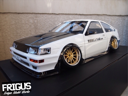 ドリフトラジコン LP-86 ヨコモ AE86日比野レビン ヨコモ AE86 ボディ