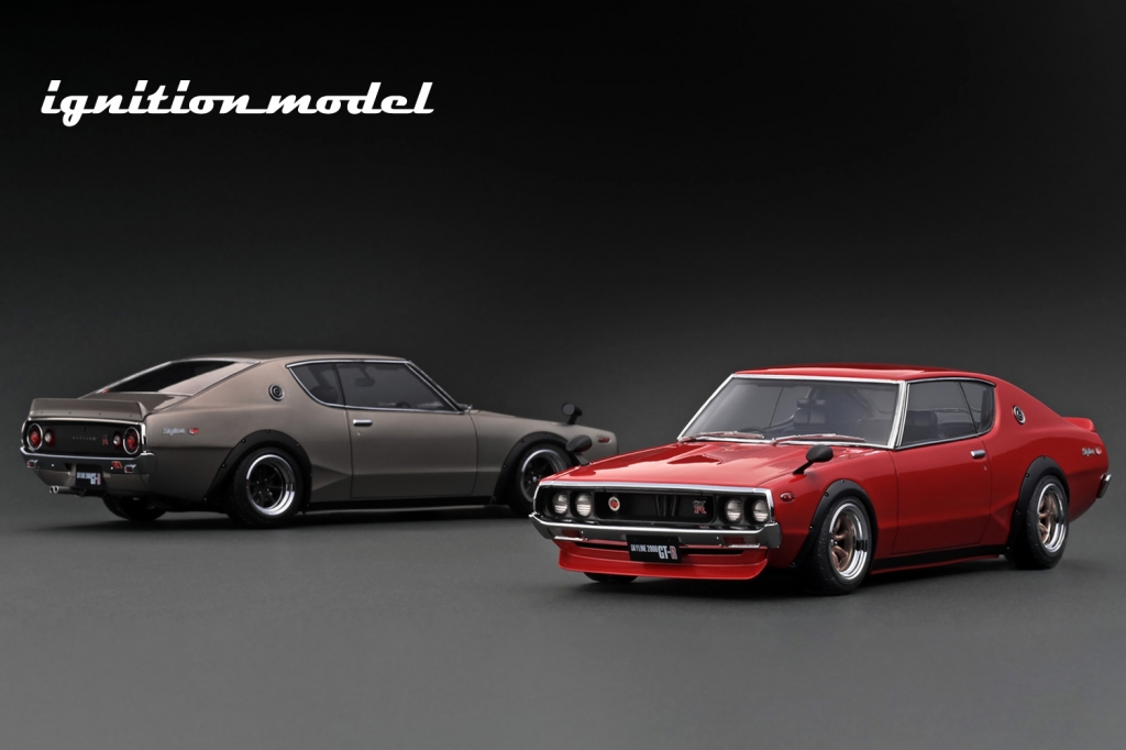 1/18イグニッションモデル ハコスカGTRワタナベ深リムカスタムレッド 1