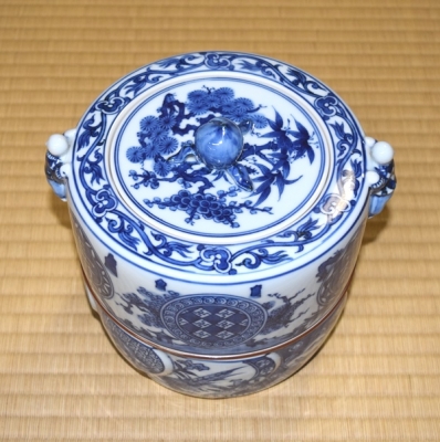 真葛焼 宮川香斎 祥瑞二閑人水指 | 茶道具 小西康のぶろぐ