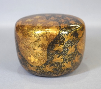 前端雅峯 時代棗写 千鳥蒔絵平棗 | 茶道具 小西康のぶろぐ