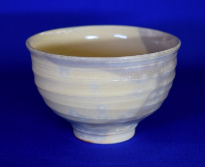 茶道具 茶碗 朝日焼 梅花皮はぜ 釉74代 朝日豊斎 松林豊