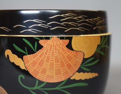 平安 北村葵春 海松貝蒔絵大棗 尋牛斎 | 茶道具 小西康のぶろぐ