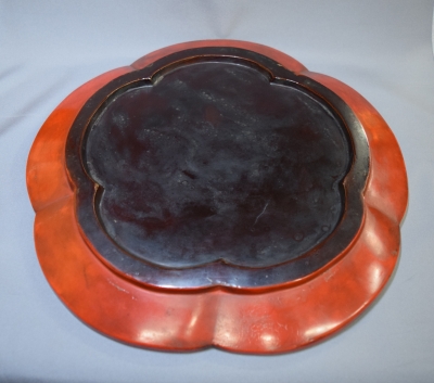 鎌倉彫 花鳥文堆朱盆 | 茶道具 小西康のぶろぐ