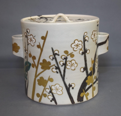 白井半七 乾山写し白梅紋汲出碗 5客 白井半七 乾山写し