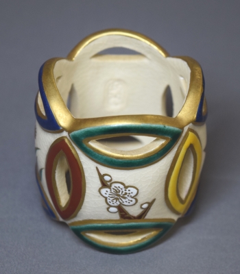 清閑寺窯 杉田祥平 色絵四季七宝蓋置 | 茶道具 小西康のぶろぐ