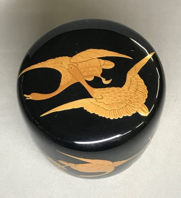 駒沢徹 二季鳥蒔絵 大棗 鵬雲斎宗匠 | 茶道具 小西康のぶろぐ