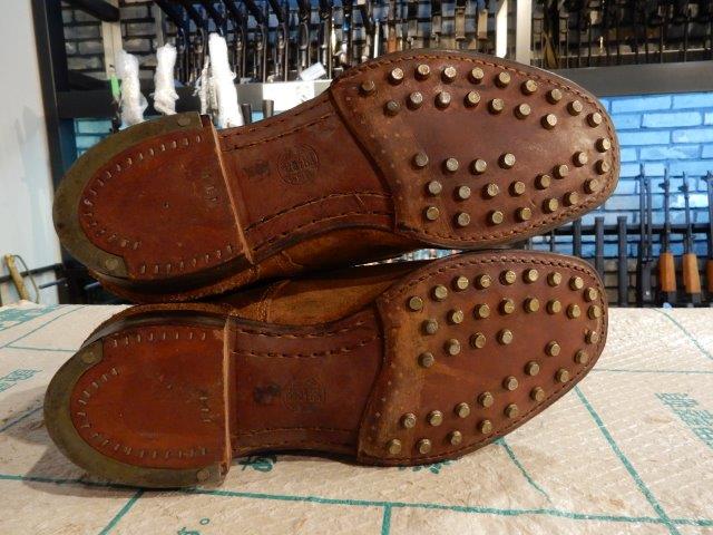 日本海軍陸戦隊下士官兵用編上靴（実物)