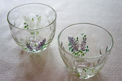 金津沙矢香展」：展示作品紹介⑦ 百花景シリーズ（うつわ