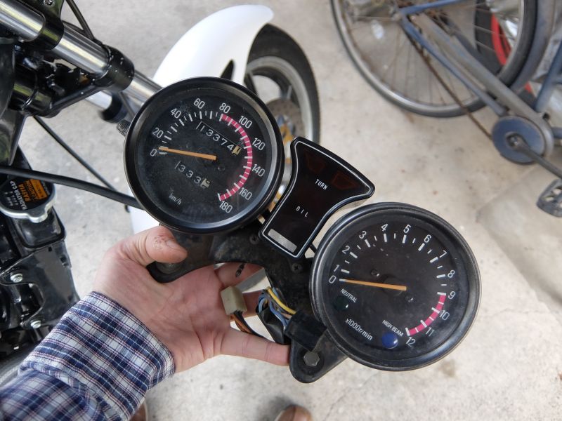 RZ250 純正 メーターステー rz250/rz350 メーターステー YAMAHA純正品