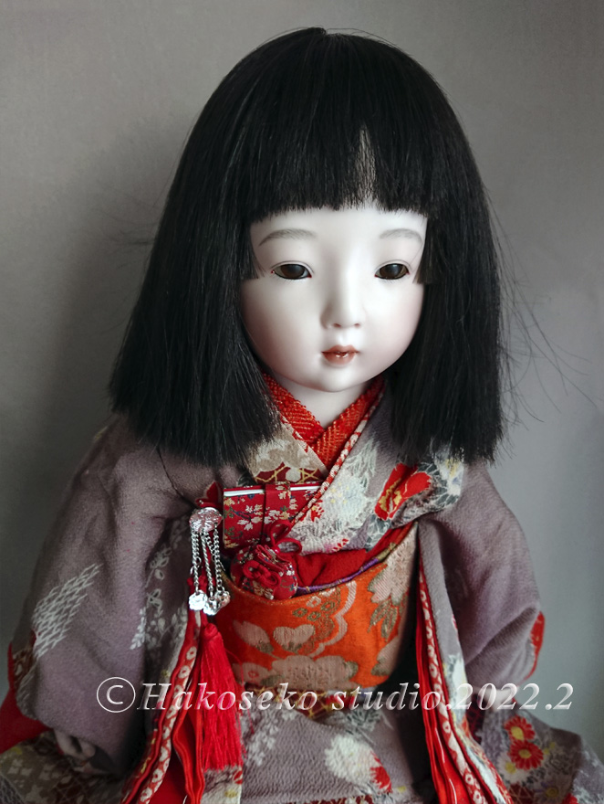 市松人形の筥迫 | 筥迫は続くよどこまでも！