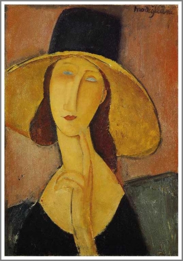 モディリアーニ『赤ん坊を抱くジプシー女』リトグラフ（石版画）