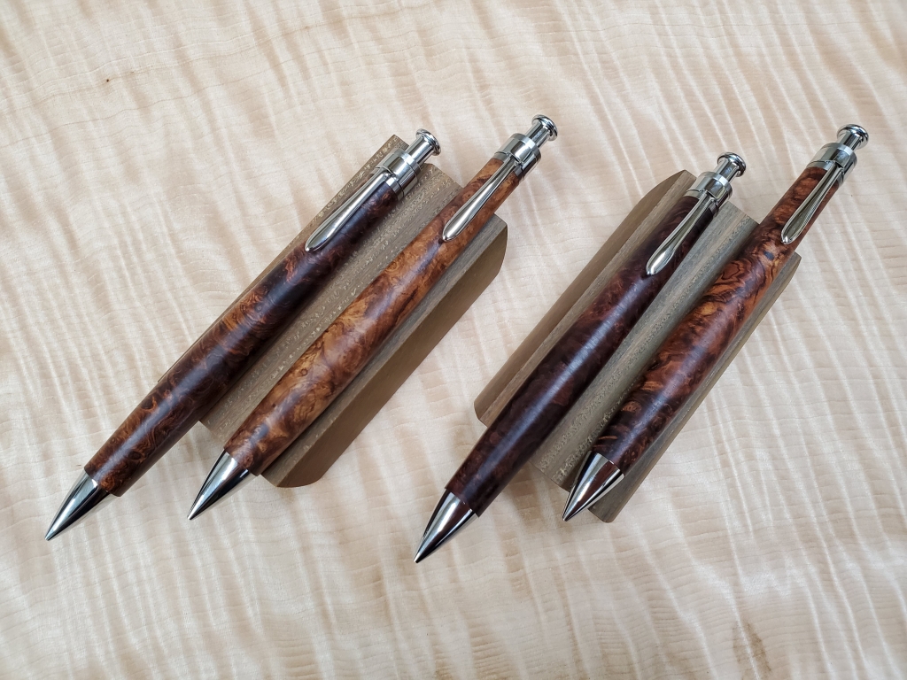 ローズウッドのこぶ杢 ペンシル楔 | 切々と語る楔（せつせつとかたるせつ）