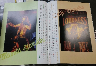 X/ラウドネス/D.T.R/ TAIJI ファンクラブ会報ガソリンカウボーイ