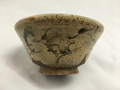 茶道具 相馬焼 絵馬 香合 鵬雲斎 顔 あり。 茶道具 相馬焼 絵馬 香合