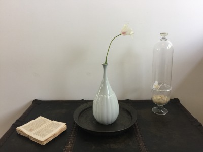 辻野剛作吹きガラスインカルモ花瓶