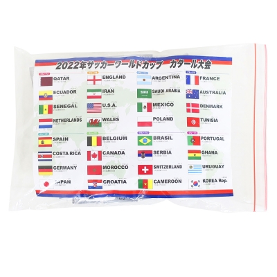 TOSPA 国旗缶バッジ33個セット 在庫限り！2022サッカーワールカップ
