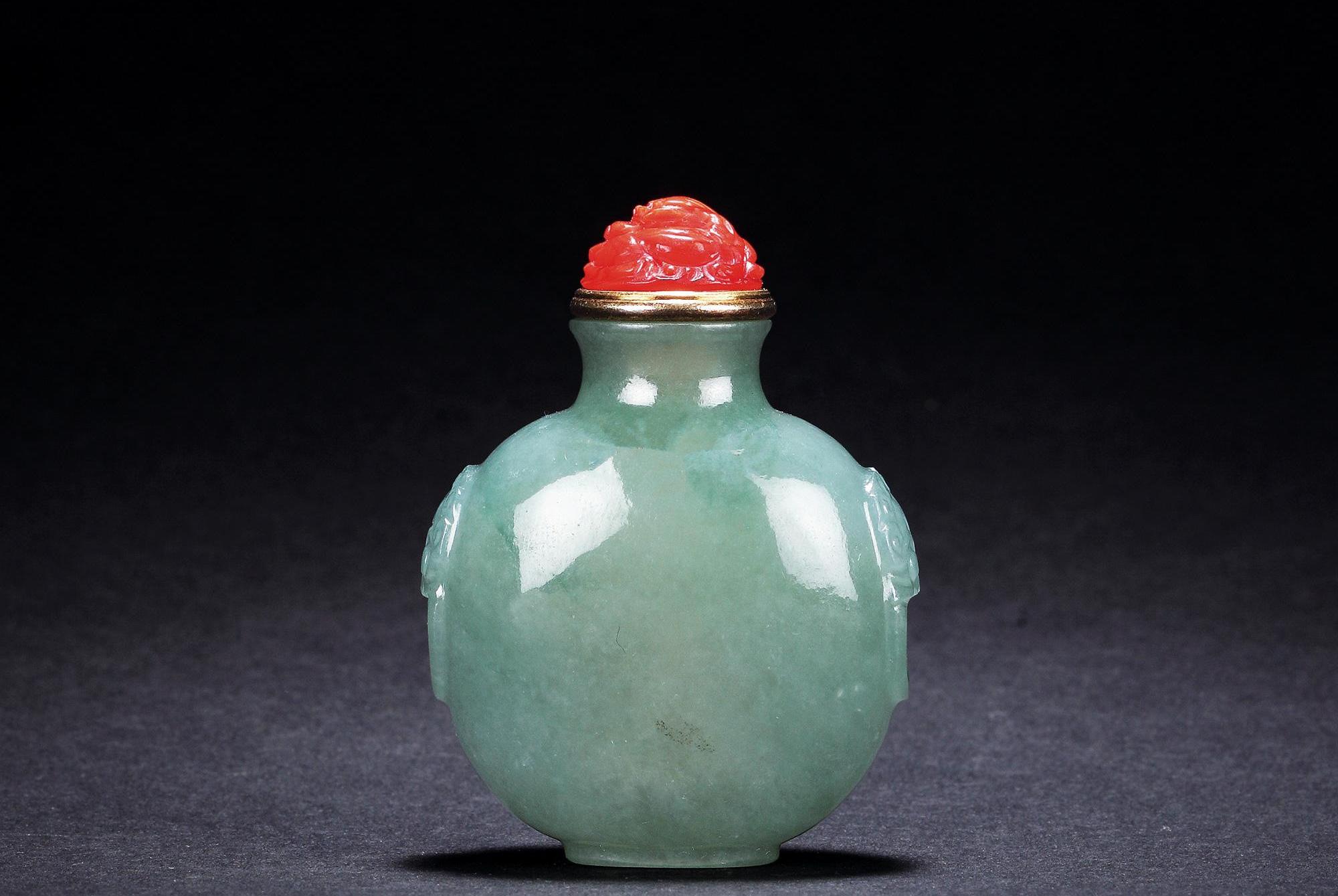 中国 玉石彫刻 鼻煙壷 2点まとめて C R5932 中国 玉石彫刻 鼻煙壷 2点