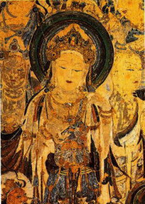 希少・美品】敦煌石窟壁画 拓本 掛け軸 観音像 仏教美術 31WqcFhBBmL