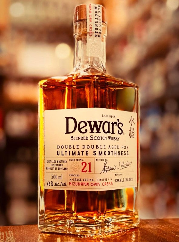 デュワーズ ダブルダブル 21年 ミズナラ 46% – 伊勢屋酒店