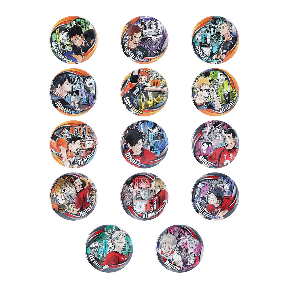 五色工 缶バッジ 15点 ハイキュー!! 白鳥沢フェス in J-WORLD TOKYO 缶
