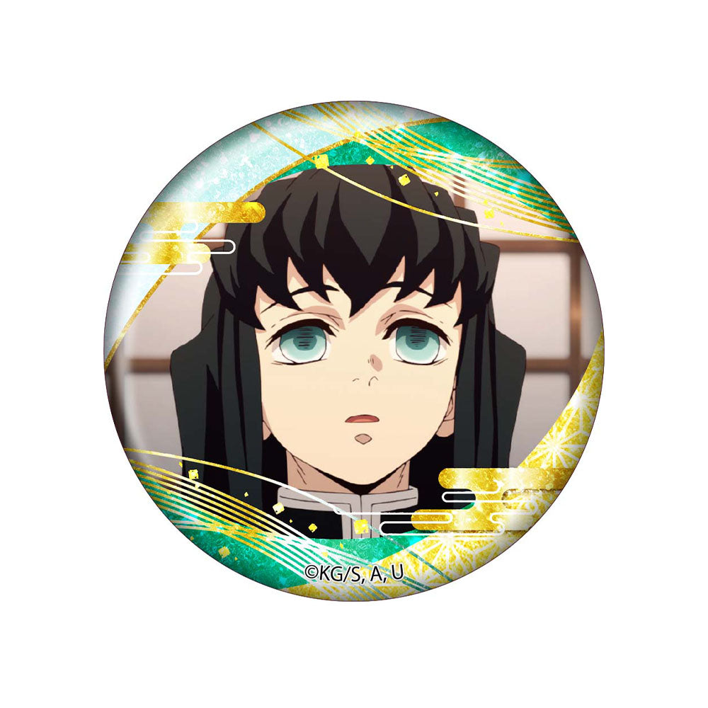 鬼滅の刃モクテルグリッター缶バッジ時透無一郎