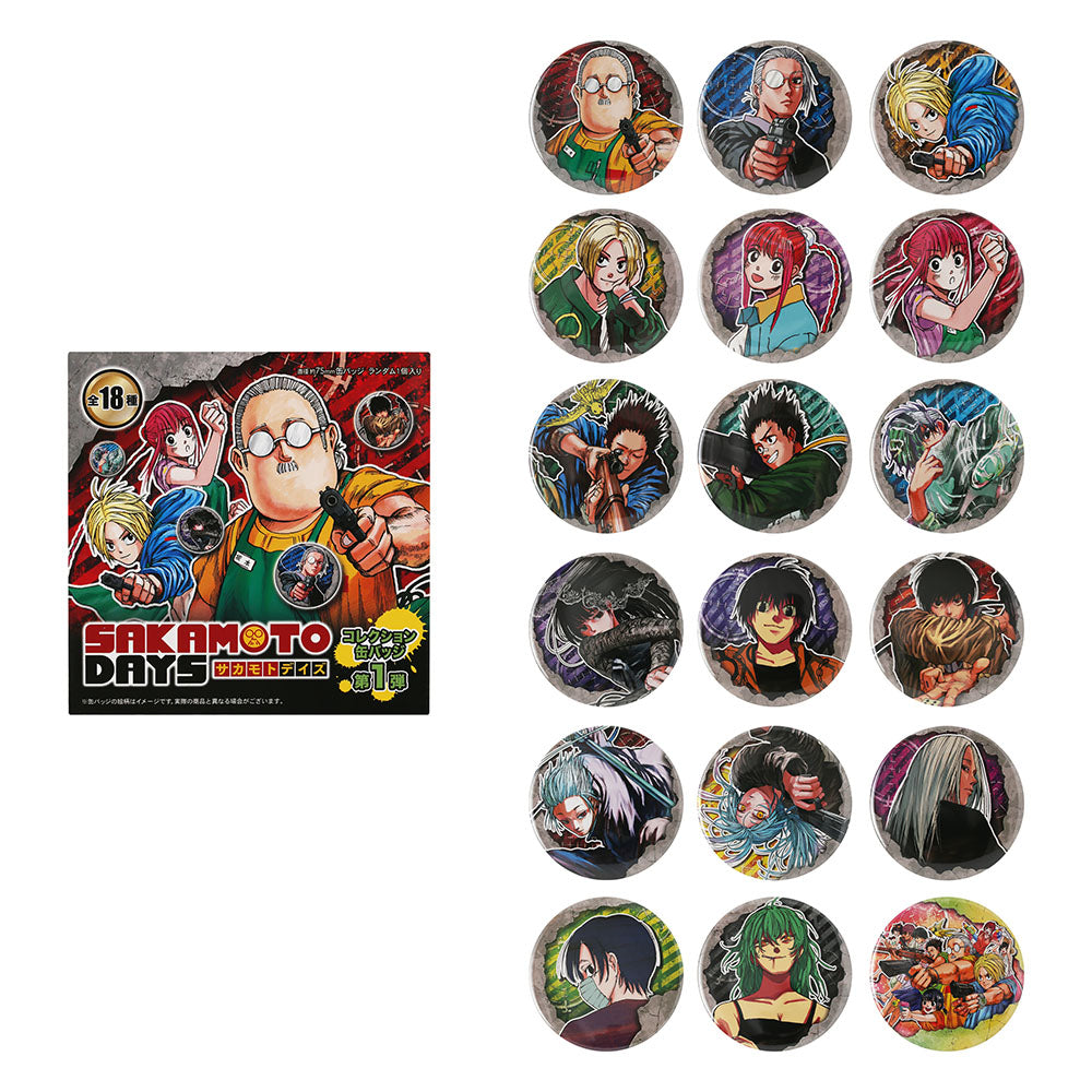 サカモトデイズ コレクション缶バッジ 有月 スラー 28個 SAKAMOTO DAYS