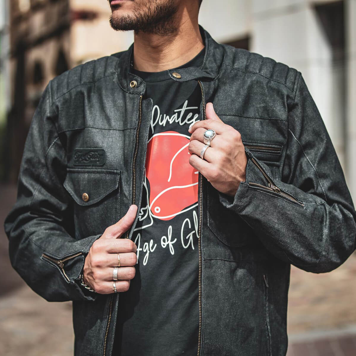 クシタニ レザージャケット サイズL フルオーダージャケット・カスタム